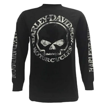Willie G Skull Short Sleeve Tee White 30296643 Harley-Davidson Men's T-Shirt